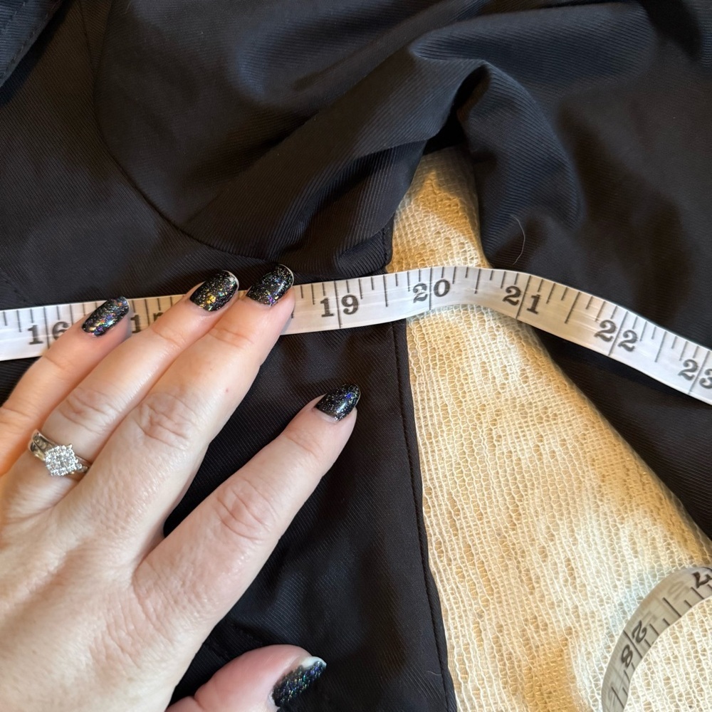 Vertigo Paris ruffle collar stylish long trench jacket - Picture 7 of 11